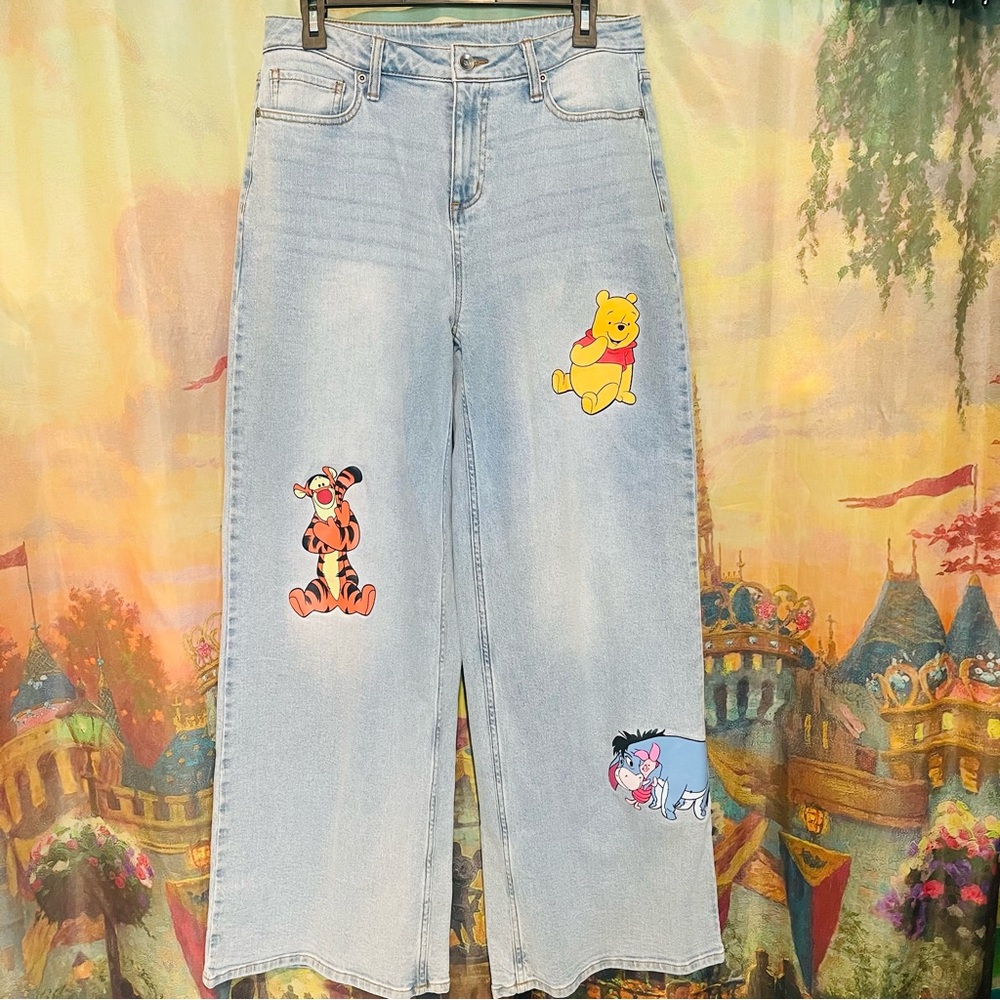 Disney Winnie The Pooh Characters Straight Leg Jeans